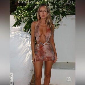Outcast SABINE MINI DRESS DUBA NWT SZ s